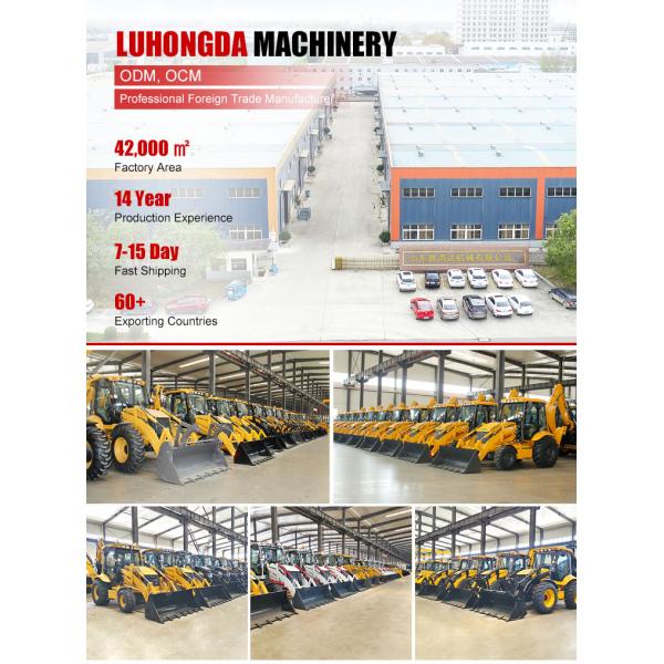 FREE SHIPPING 4x4 Mini Farm Backhoe Tractor Loader Epa Engine Wheel Loader EURO5 Towable Diesel Backhoe Loader