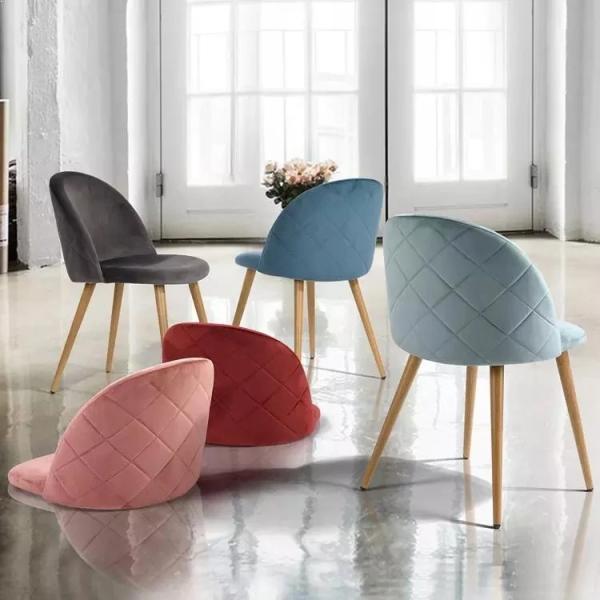 Customizable dining chair in different color options