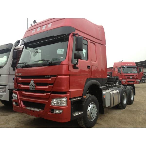 Buy Howo Sinotruk ZZ4257N3247W 6X4 371HP Diesel Tractor Truck Trailer Trucks at wholesale prices