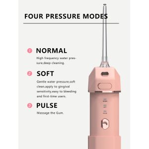 Private Label Portable Mini Water Flosser 160ml Teeth Cleaning Oral Dental