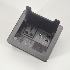 Flush mount office desk mount usb charger universal power socket