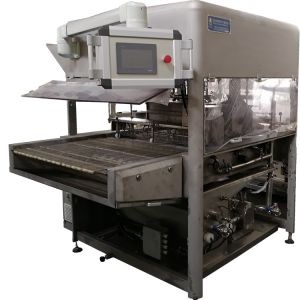 Three Temperature Zones Chocolate Enrobing Machine 500kg/H