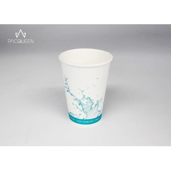 Buy Flexco Printing Single Wall Paper Cups Biodegradable Sugarcane Based at wholesale prices