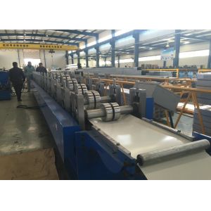 Alumiumum Down Spout Roll Forming Machine Pipe Type 9mx1.4mx1.4m Dimention