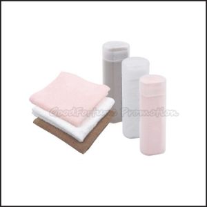 Quality Hot Sale promotional printed logo advertising cotton travel camp towel with gift pvc case for sale