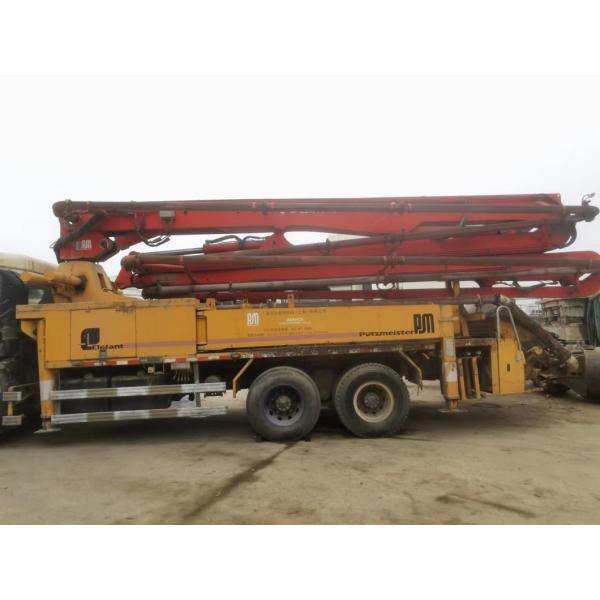 2009 38m Pm Concrete Pump on I. Suzu Truck Concrete Boom Pump Used Heavy Equipment
