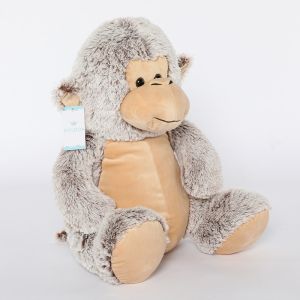 18 Inch Bright Pink Big Stuffed Monkey Plush Toy Soft Cotton High Quality PP