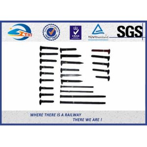 Galvanized Railway Boat Spike / Sleeper Spikes Balck Oxide Q235