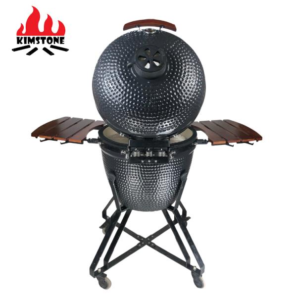 KAMADO 23.5 Inch Kamodo BBQ Asado Keramik Meat Grill Chinese Wholesale 2023 Outdoor Ceramic Barbecue Kamado
