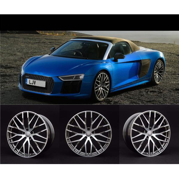 Machined Face Car Wheel Rims Aluminum Alloy 19 Inch 5 X 112