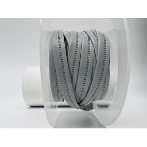 Double / Single Side Silver Reflective Fabric Polyester / Spandex Backing