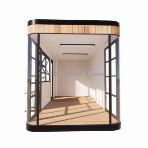 Galvanized Steel Square Tubes Structure 20FT Container Coffee Bar Mobile