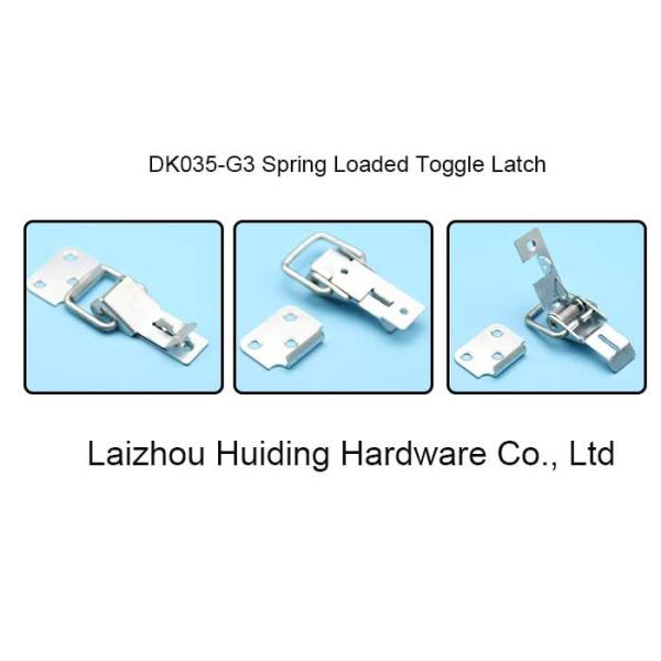 60g Galvanized Iron Steel Spring Loaded Toggle Latch Damping Nickel Plated