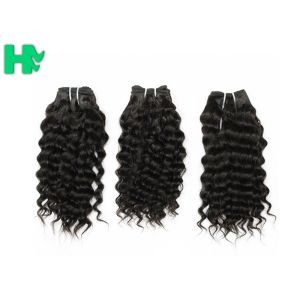 China Nature Black Color Deep Curl Brazilian Human Hair Extension for Bulk Hair Weave on sale