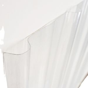 1.5mm PVC Roof Tiles Waterproof 1130mm Width Custom Length