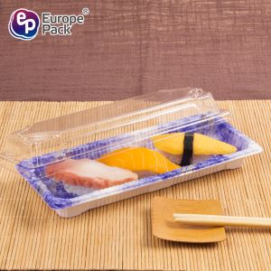 Hot sale new arrival sky bule disposable sushi container