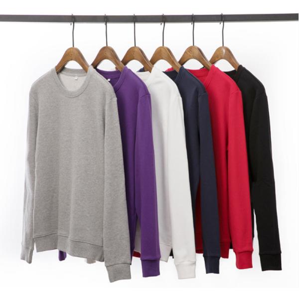 Buy wholesale blank men's french terry wholesale crewneck sweatshirt at wholesale prices