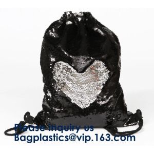 Amazon Hot Sale Strapping Mermaid Reversible Sequin Drawstring Bag, Wholesale