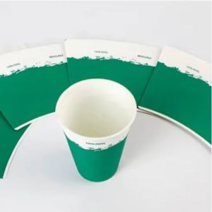 China Paper Cup Raw Materials for Cup Making Use Custom Print PE PLA Coated Paper Paper Cups Wholesale on sale