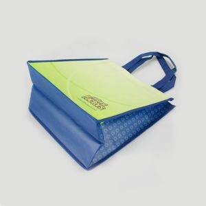 2014 recycled customized logo printed pp non woven bag/shopping bag