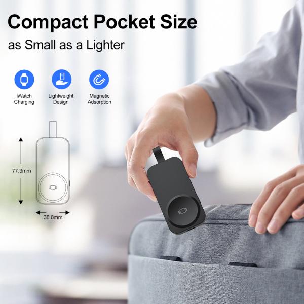 Wireless Charger Power Bank for IWatches 4 LED Indicator Protection Retail Box Packaging