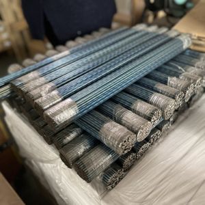 China Black Hardfacing Rod 350mm 500mm 1000mm 2000mm 3000mm 4000mm Length on sale