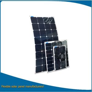 China Customized 10w to 200w flexible solar panel / solar panel semi flexible with MC4 connector A+ for hot selling on sale
