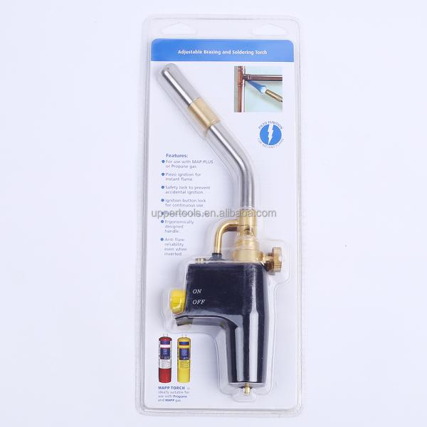 Lightweight MAPP/Propane Gas Brazing Burner with Threaded Port and N.W. 0.51kg UP7000
