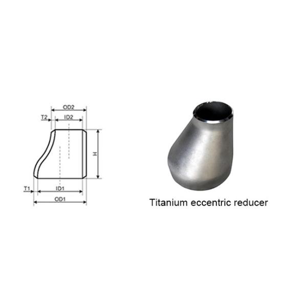 manufacturer ASME B16.9 Titanium Alloy eccentric reducer Fittings