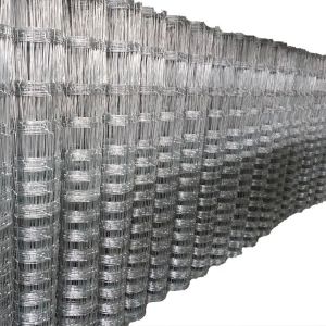 Unbeatable Livestock Control Galvanized Wire Mesh Cattle Fence with Metal Frame