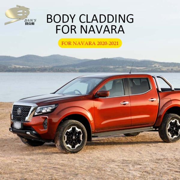 ABS Body Cladding Side Moulding For Nissan Navara NP300 2020 2021