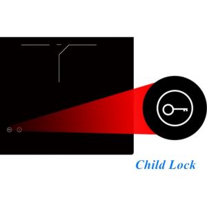 Ceramic Surface Double Burner Child Lock Kitchen Cooktop