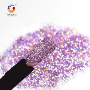 Bulk Chunky Holographic Solvent Resistant Glitter Powder Ultrafine Hexagonal ODM