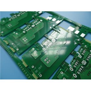 Immersion Silver PCB On 1.0mm 2 Layer Copper for USB Charger with green