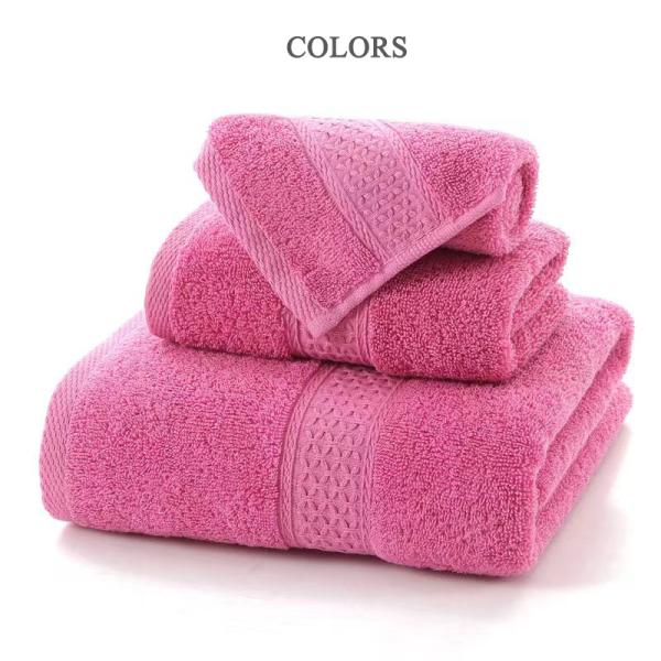 100% Cotton Towel Set Perfect for Sport Hotel 3-Piece Gift Box 35*75cm and 70*140cm