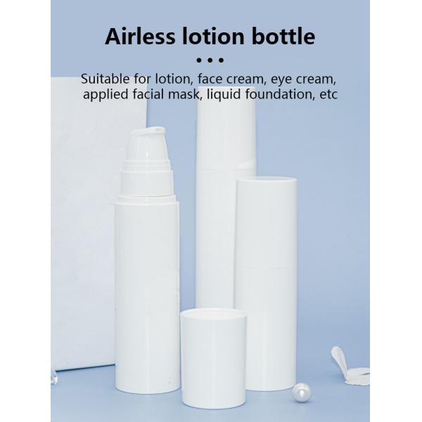 Cosmetic Skincare PCR PP Airless Pump Bottles Vacuum Packaging 60ml 80ml 100ml 120ml