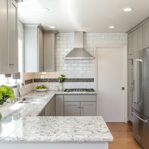 Light Grey Shaker Kitchen Cabinets American Integral Kitchen Lacquer Waterproof