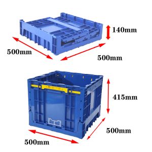 Foldable Crate Logistics Warehousing Storage Collapsible Container Stackable