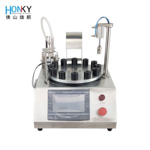 Desktop 10ml Roller Ball Tube Filling And Capping Machine With High Precision