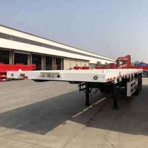 40 Feet 40 Ft Lowbed Semi Trailer Utility 40 Feet Low Bed Trailer Tractor