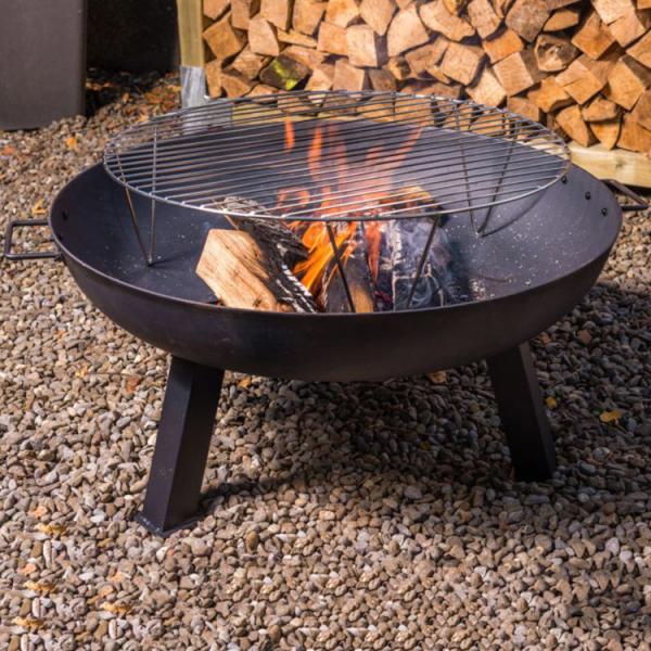 Corten Steel Fire Pit Rusty look Outdoor Garden Decoration Camping