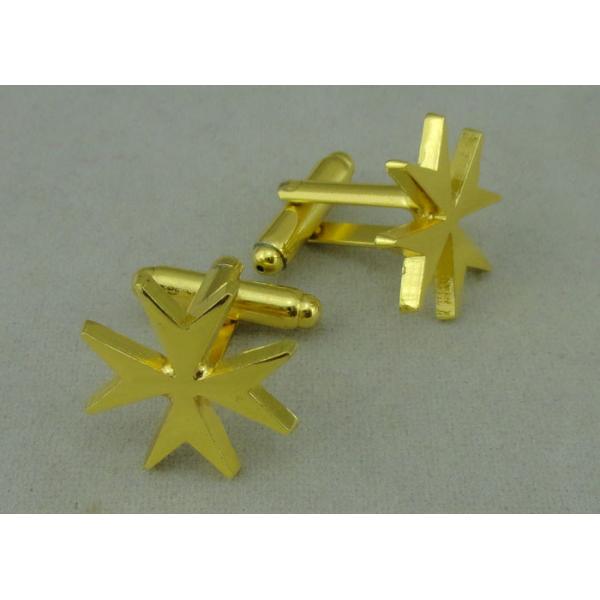 Buy Gold Plating Personalized Tie Bar Cufflink 22mm With Zinc Alloy at wholesale prices