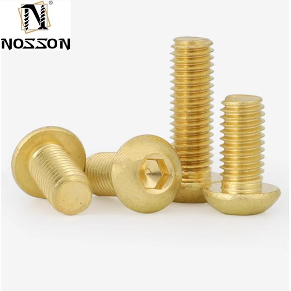 Metric Brass Cylinder Head Bolts for Construction DIN Standard M2 M2.5 M3 M4 M5 M6M8 M10 M12 M14 M16 M18 M20 M24 M27 M30