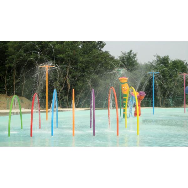 Outdoor Family Entertainment Spray Arched Door, Aqua Park Equipment For 5 - 10 persons