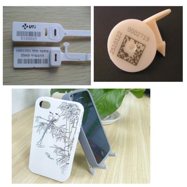 Metal Tube CO2 Laser Marking Machine 110mm * 110mm Engraving Area For PET Bottle