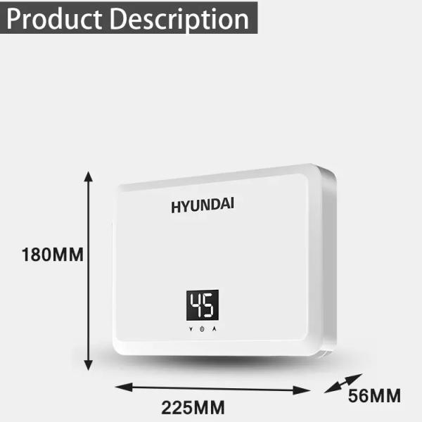 Instant Mini Smart Electric Tankless Water Heater 5500W / 6000W