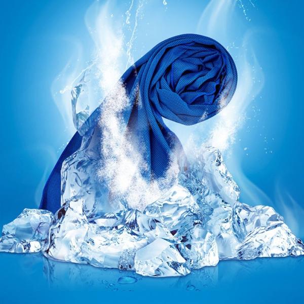 Custom Pattern Logo Microfiber Ice Towel