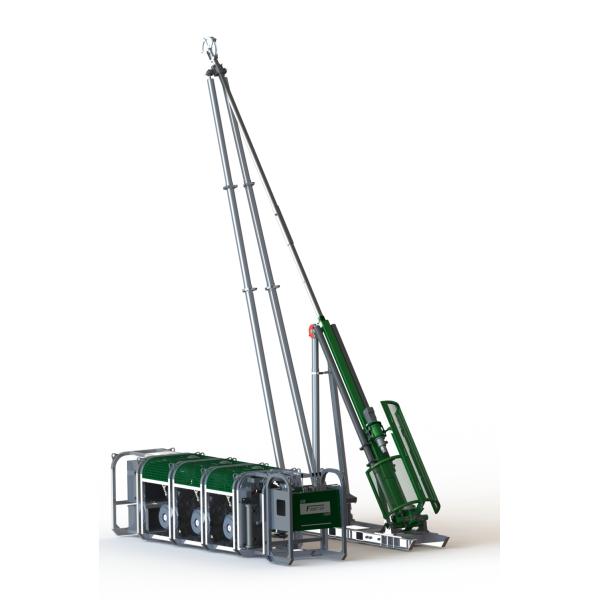 Small EP550 Man - Portable Core Drill Rig Remote Mountain Areas 4m X 4m Depth Reach 400m