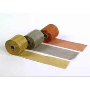 Flexible Knitted Copper Woven Wire Mesh 0.12mm Dia 38mm Width