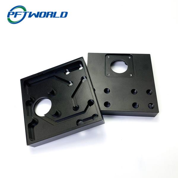 Buy Sandblasting CNC Machined Aluminum Parts ODM Milling Black Hard Anodizing at wholesale prices